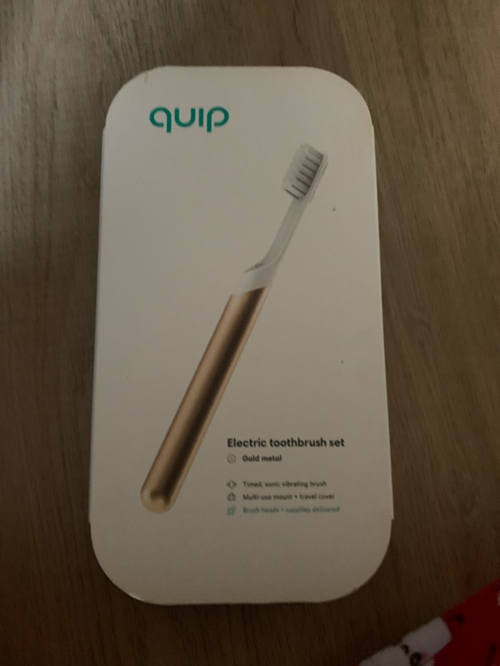 quip Gold Electric Toothbrush Set - Gold